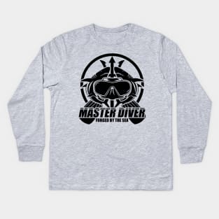 Master Diver Kids Long Sleeve T-Shirt